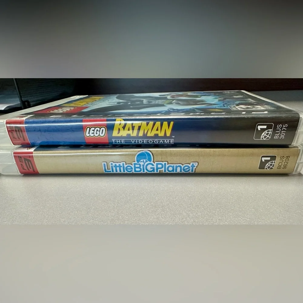 PS3 Little Big Planet = LEGO Batman games lot of 2